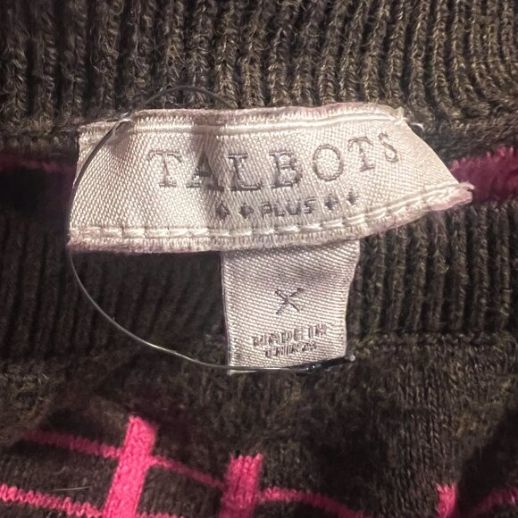 Talbots Sheep Raglan Crewneck Pullover - Picture 4 of 8